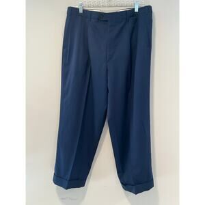 Brioni Cannes Navy Blue 100% Wool Super 120s 40R JL